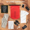image:imageBody Glove Waterproof Dry Bag with Adjustable Strap 5L10L Roll Top Dry Storage Sack for Boating Watersports Fishing and Camping RED10LRED