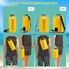 image:imageBody Glove Waterproof Dry Bag with Adjustable Strap 5L10L Roll Top Dry Storage Sack for Boating Watersports Fishing and Camping RED10LYELLOW