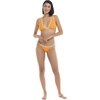 image:imageBody Glove Womens Milo Deepv Bikini Top SwimsuitSunny Orange Texture