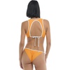 image:imageBody Glove Womens Milo Deepv Bikini Top SwimsuitSunny Orange Texture