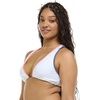 image:imageBody Glove Womens Milo Deepv Bikini Top SwimsuitWhite Colorblock