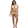 image:imageBody Glove Womens Milo Deepv Bikini Top SwimsuitWhite Colorblock