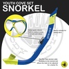 image:imageBody Glove Youth Aquatic Cove Mask Snorkel and Fins Set