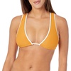 image:imageBody Glove Womens Milo Deepv Bikini Top SwimsuitSunny Orange Texture