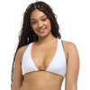 image:imageBody Glove Womens Milo Deepv Bikini Top SwimsuitWhite Colorblock