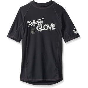 image:imageBody Glove  Juniors Basic Fitted Short Sleeve Rash GuardBlack