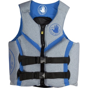 image:imageBody Glove Bob Soven Signature Front Zip US Coast Guard Approved Magnaflex PFD Life Jacket VestHeather Grey