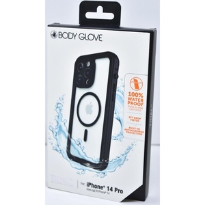 image:imageBody Glove Tidal Waterproof Case with Magsafe for iPhone 14 Pro  BlackClearBlack  Clear