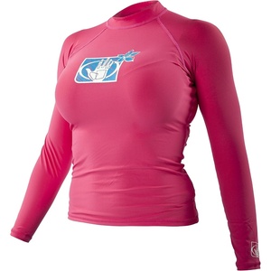 image:imageBody Glove Wetsuit Co Womens Basic Fitted Long Arm RashguardPink