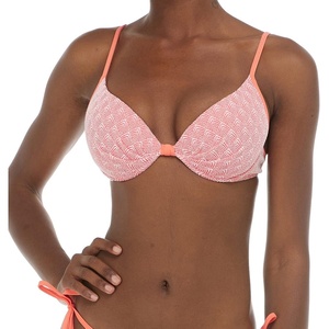 image:imageBody Glove Womens Greta Molded Cup Push Up Underwire Bikini Top SwimsuitEdge Geometric Texture