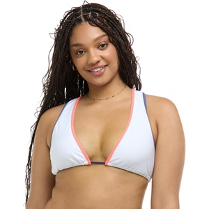 image:imageBody Glove Womens Milo Deepv Bikini Top SwimsuitWhite Colorblock