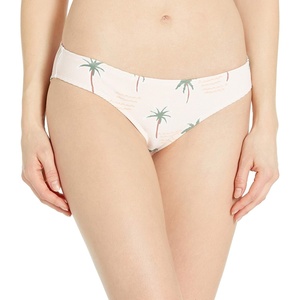 image:imageBody Glove Womens Standard Eclipse Surf Rider Bikini Bottom SwimsuitRio Dusty Pink Ribbed Print