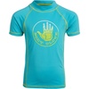 image:imageBody Glove Boys Rash Guard Set  UPF 50 Swim Shirt and Bathing Suit Trunks  Swimwear Set for Boys 412 Size 4 TealGreen