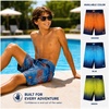 image:imageBody Glove Boys Swim Board Shorts  UPF 50 Quick Dry Boys Swim Trunks Bathing Suit Kids Swimwear with PocketsSizes 818Blue Red Lines