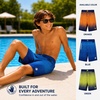 image:imageBody Glove Boys Swim Board Shorts  UPF 50 Quick Dry Boys Swim Trunks Bathing Suit Kids Swimwear with PocketsSizes 818Blue Stripes