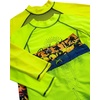 image:imageBody Glove Boys Swim Set  4 Piece UPF 50 Swim Trunks and Rash Guard for Boys Kids Swimwear Set Sizes 412Neon GreenYellow Palm Trees