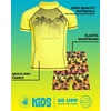 image:imageBody Glove Boys Swim Set  4 Piece UPF 50 Swim Trunks and Rash Guard for Boys Kids Swimwear Set Sizes 412OrangeYellow Palm Trees