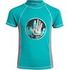 image:imageBody Glove Boys Swim Set  4 Piece UPF 50 Swim Trunks and Rash Guard for Boys Kids Swimwear Set Sizes 412TurquoiseNavy Beach