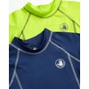 image:imageBody Glove Boys Swim Shirt  2 Pack UPF 50 Quick Dry Sun Protection Short Sleeve Rash Guard for Boys Kids Swimwear 2T14NavyLime