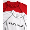 image:imageBody Glove Boys Swim Shirt  2 Pack UPF 50 Quick Dry Sun Protection Short Sleeve Rash Guard for Boys Kids Swimwear 2T14RedWhite