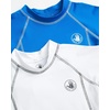 image:imageBody Glove Boys Swim Shirt  2 Pack UPF 50 Quick Dry Sun Protection Short Sleeve Rash Guard for Boys Kids Swimwear 2T14RoyalWhite