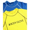 image:imageBody Glove Boys Swim Shirt  2 Pack UPF 50 Quick Dry Sun Protection Short Sleeve Rash Guard for Boys Kids Swimwear 2T14RoyalYellow