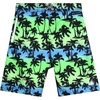 Blue Green Palm Trees