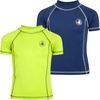 image:imageBody Glove Boys Swim Shirt  2 Pack UPF 50 Quick Dry Sun Protection Short Sleeve Rash Guard for Boys Kids Swimwear 2T14NavyLime