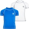 image:imageBody Glove Boys Swim Shirt  2 Pack UPF 50 Quick Dry Sun Protection Short Sleeve Rash Guard for Boys Kids Swimwear 2T14RoyalWhite