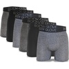 image:imageTwist Body Glove Mens Boxer Briefs 6Pack Micro Modal Contoured Shape Soft amp Breathable Comfort Fit UnderwearBlack  Heather Grey Charcoal Grey