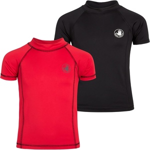 image:imageBody Glove Boys Swim Shirt  2 Pack UPF 50 Quick Dry Sun Protection Short Sleeve Rash Guard for Boys Kids Swimwear 2T14BlackRed