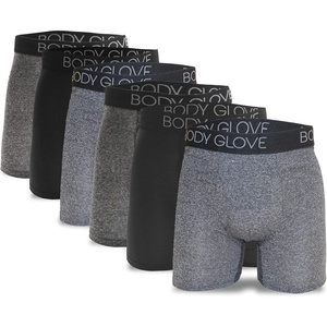 image:imageTwist Body Glove Mens Boxer Briefs 6Pack Micro Modal Contoured Shape Soft amp Breathable Comfort Fit UnderwearBlack  Heather Grey Charcoal Grey