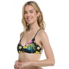 image:imageBody Glove Womens Alani Strappy Back Halter Bikini Top SwimsuitTropical Island