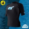 image:imageBody Glove Womens Basic Fitted Short Sleeve Rash Guard Tops Black Large