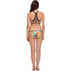 image:imageBody Glove Womens Luna Strappy Back High Neck Crop Bikini Top SwimsuitFive Print