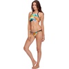 image:imageBody Glove Womens Luna Strappy Back High Neck Crop Bikini Top SwimsuitFive Print