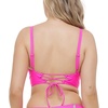 image:imageBody Glove Womens Olivia Cup Bikini Top Swimsuit with Adjustable Tie BackBubble Gum Neon