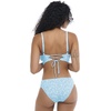 image:imageBody Glove Womens Olivia Cup Bikini Top Swimsuit with Adjustable Tie BackFlowery Skies