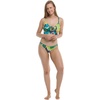 image:imageBody Glove Womens Olivia Cup Bikini Top Swimsuit with Adjustable Tie BackManoa Falls Leaf Print