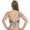 image:imageBody Glove Womens Olivia Cup Bikini Top Swimsuit with Adjustable Tie BackManoa Falls Leaf Print