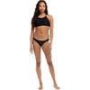 image:imageBody Glove Womens Smoothies Alesha Solid High Neck Bikini Top Swimsuit with Adjustable 2Way Back DetailBlack