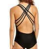 image:imageBody Glove Womens Smoothies Crossroads Solid Multi Strap Back One Piece SwimsuitBlack