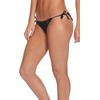 image:imageBody Glove Womens Smoothies Iris Solid Tie Side Bikini Bottom SwimsuitSmoothies Black