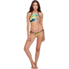 image:imageBody Glove Womens Luna Strappy Back High Neck Crop Bikini Top SwimsuitFive Print