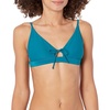image:imageBody Glove Womens Smoothies Adalee Solid Fixed Triangle Adjustable Bikini Top SwimsuitKingfisher