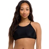 image:imageBody Glove Womens Smoothies Alesha Solid High Neck Bikini Top Swimsuit with Adjustable 2Way Back DetailBlack