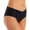 image:imageBody Glove Womens Smoothies Nuevo Retro Solid High Rise Bikini Bottom SwimsuitSmoothie Black