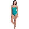 image:imageBody Glove Womens Standard Smoothies Simplicity Solid One Piece SwimsuitSmoothies Peacock