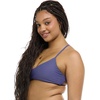image:imageBody Glove Smoothies Alani Solid Strappy Back Bikini Top Swimsuit Iris Blue