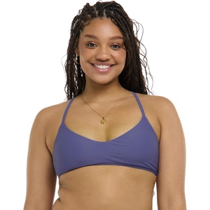 image:imageBody Glove Smoothies Alani Solid Strappy Back Bikini Top Swimsuit Iris Blue